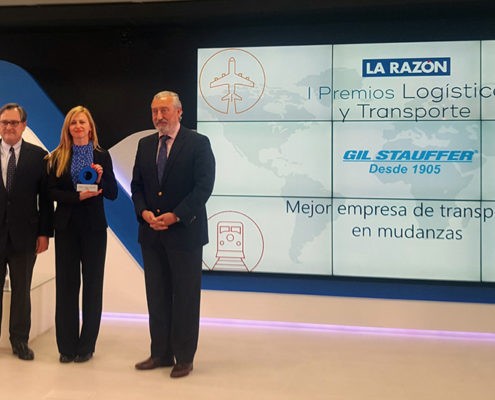 GIL STAUFFER RECIBE EL I PREMIO DE LA RAZÓN A LA MEJOR EMPRESA DE MUDANZAS