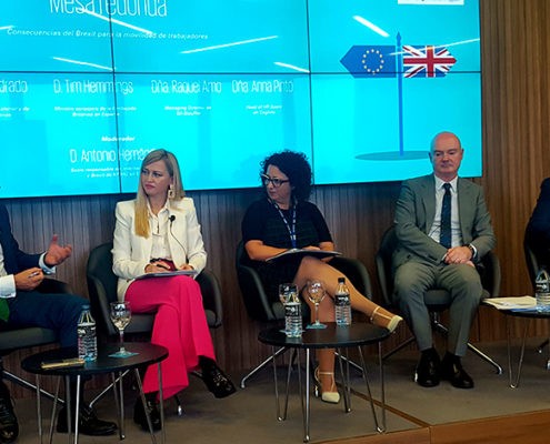 MUDANZAS A UK , RAQUEL AMO INTERVIENE EN LA MESA REDONDA DE KPMG SOBRE BREXIT Y MOVILIDAD