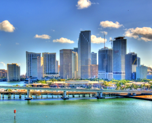 Mudarse a Miami, información útil y consejos para trasladarse a Miami Mudarse a Miami - Panorámica de la ciudad