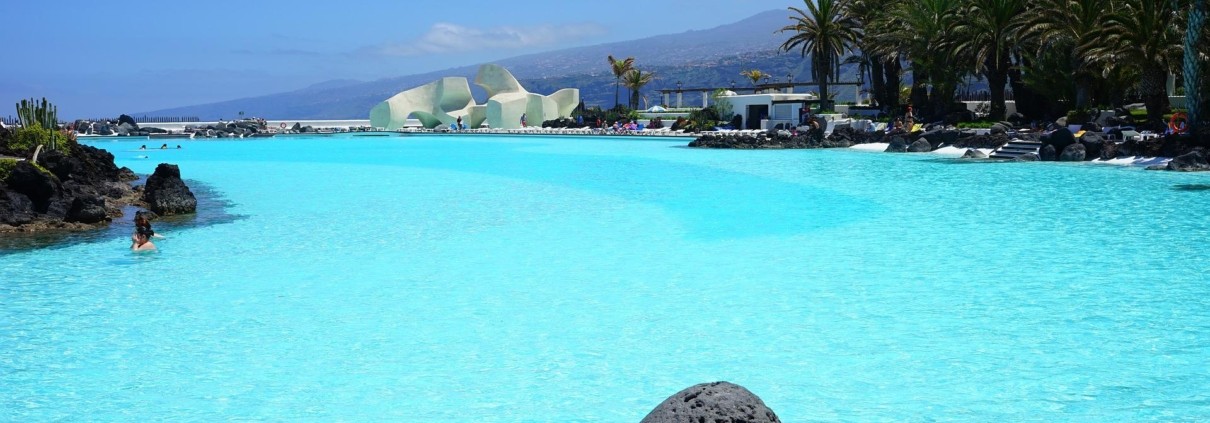 Mudarse a las Islas Canarias - Lago Martianez en Tenerife