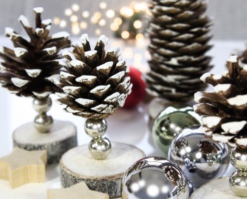 Bricolaje: Adornos navideños caseros Adornos navideños caseros - Arbol de Navidad