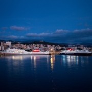 Mudanzas a Baleares-Puerto de Palma de Mallorca al atardecer - Islas Baleares