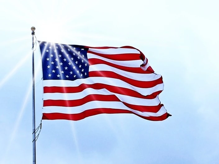Mudarse a Washington - Bandera de Estados Unidos