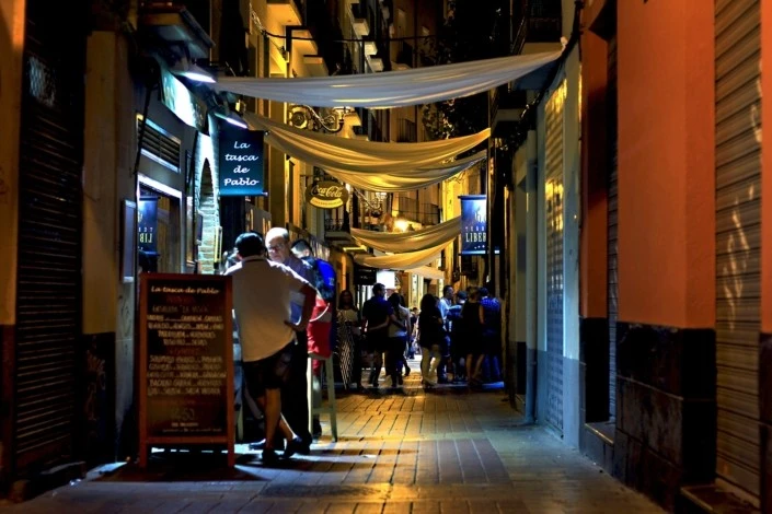 Mudarte a España - Zona de bares en Zaragoza