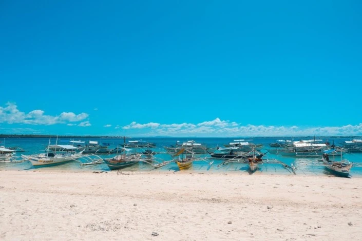 Moving to the Philippines-Boats on the beach