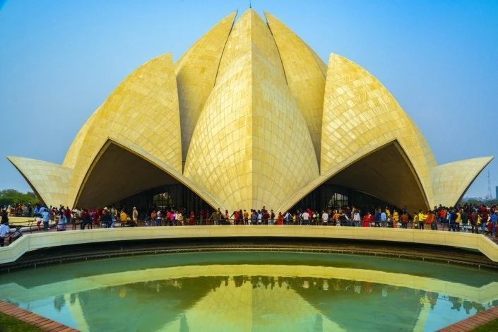 Moving to India - Lotus Temple in New Delhi
