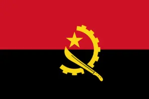 Mudarse a Angola - Bandera de Angola