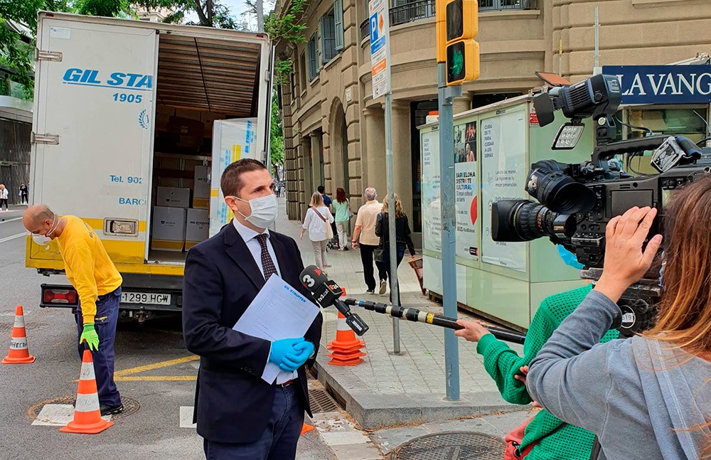 Mudanzas en los informativos de TV3, Gil Stauffer Barcelona protagonista