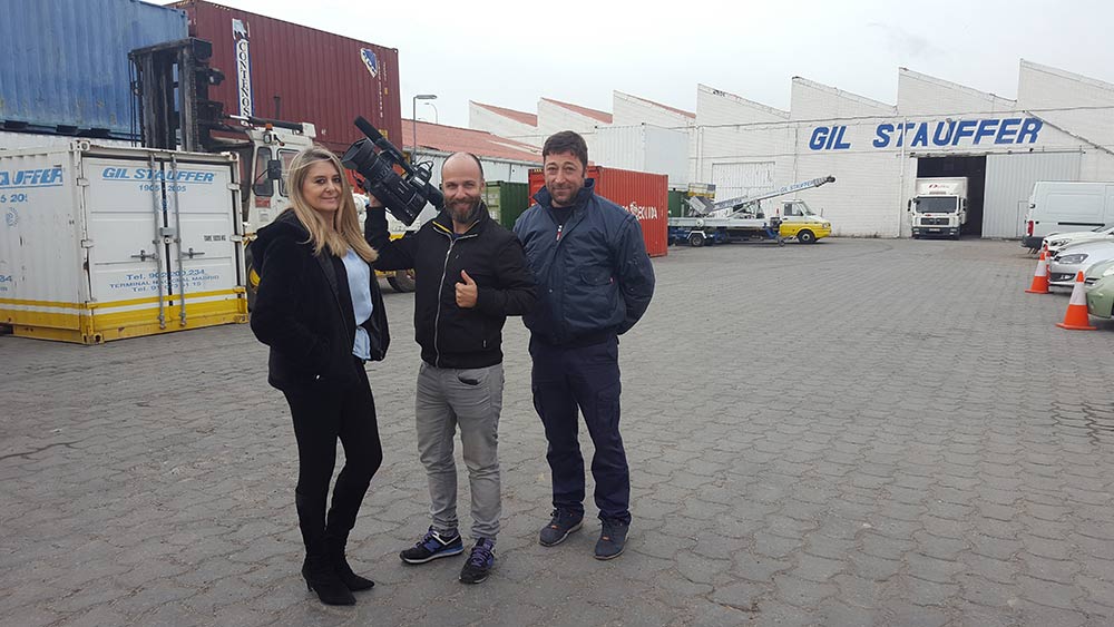 Storage and international removals, protagonists in Telemadrid's "Mi cámara y yo" (My camera and I).