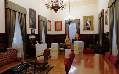 Mudanza del General Jefe del Mando de Canarias desde Tenerife a Madrid