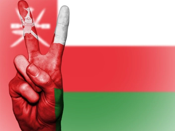 Mudarse a Oman - Bandera de Omán